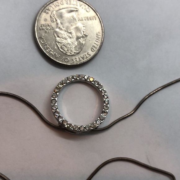 YOOS 925 Italy Silver Crystal Eternal Circle - Picture 10 of 13